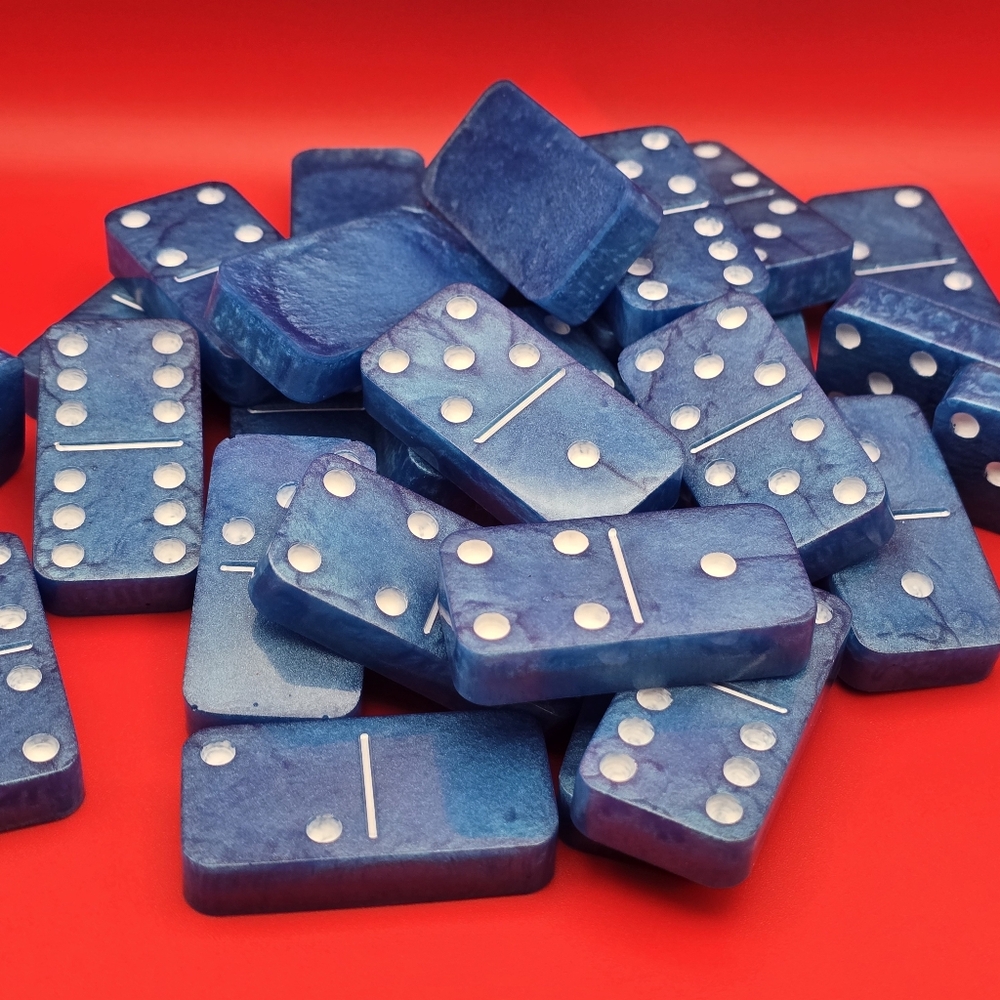 Blue Domino Set